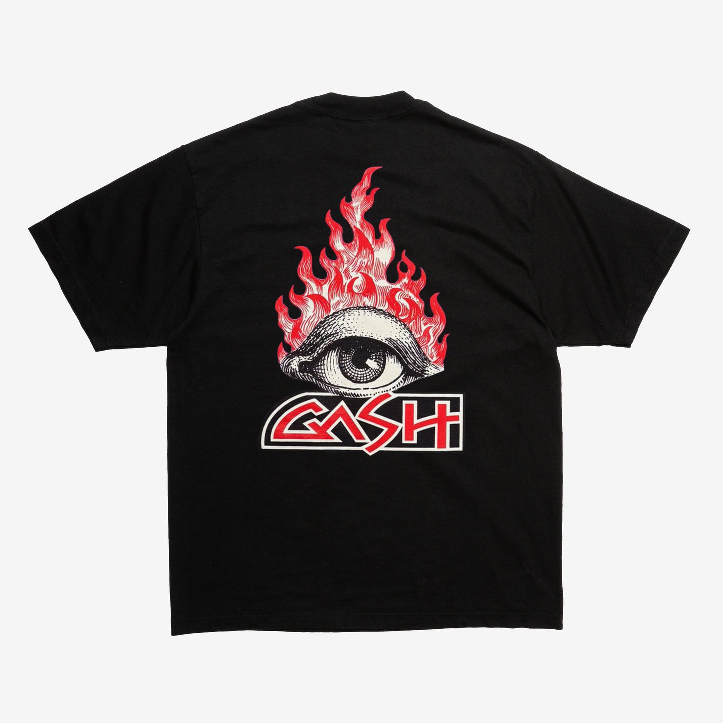 FLAMING EYE TEE BLACK