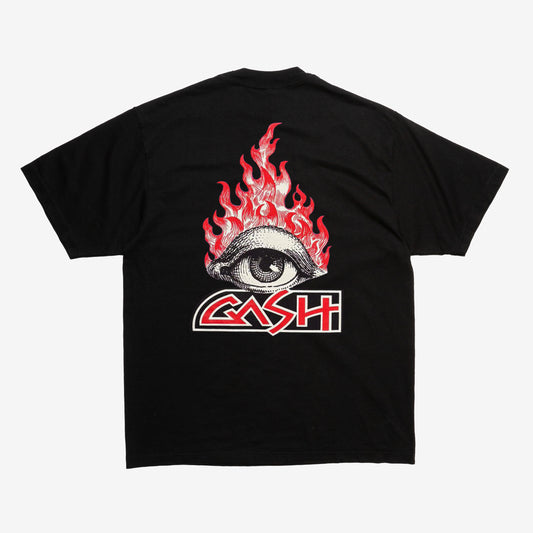 FLAMING EYE TEE BLACK